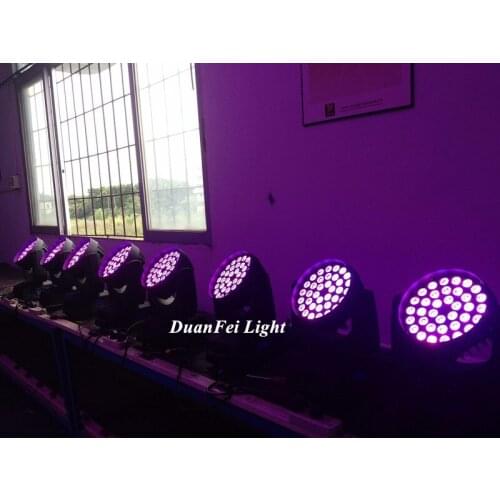 A-10 unites zoom wash dmx rgbwa uv moving head wash led 36x18w lyre zoom led moving head wash