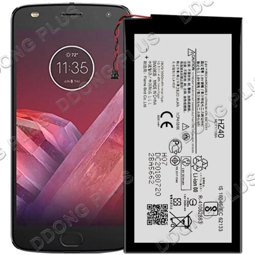 HZ40 Battery For Motorola Moto Z2 Play XT1710-09 Dual Sim Battery Replacement Repair Part