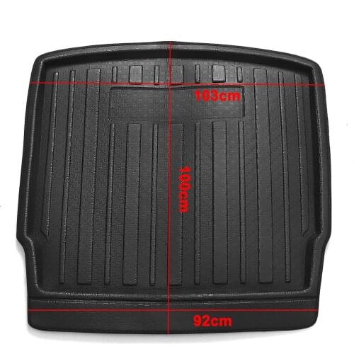 Car Cargo Liner Rear Trunk Cover Matt For VW Tiguan MK2 For Volkswagen2017 2018 2019 Boot Tray Mat Floor Carpet Kick Pad