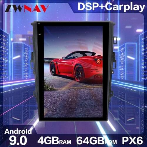 Vertical screen Tesla style Android 9.0 Car Multimedia Player For Ford Mondeo Fusion MK5 2013+ car GPS radio stereo BT head unit