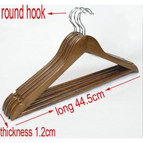 Wood Coat hanger long 44.5cm thickness 1.2cm