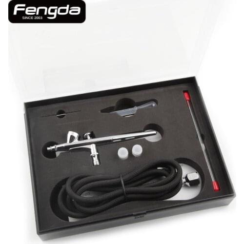 FENGDA BD-207K airbrush spray gun face body painting tattoo hand tools gravity feed type airhose nail art cake decoration