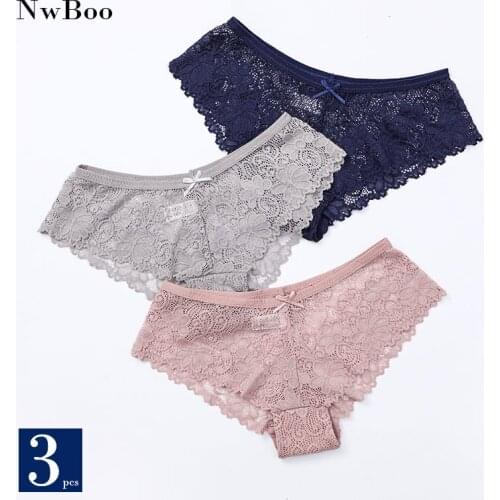 Sexy Lace Bikinis Lingerie For Women Underwear Set Lady Panties Thong Female Short Briefs M-XXL Plus Size