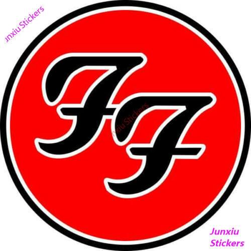 Foo Fighters Colorful Car Sticker and Decorative for Truck Window Bumper USA Tool Box Concert Music Xterior Decoration KK12*12cm