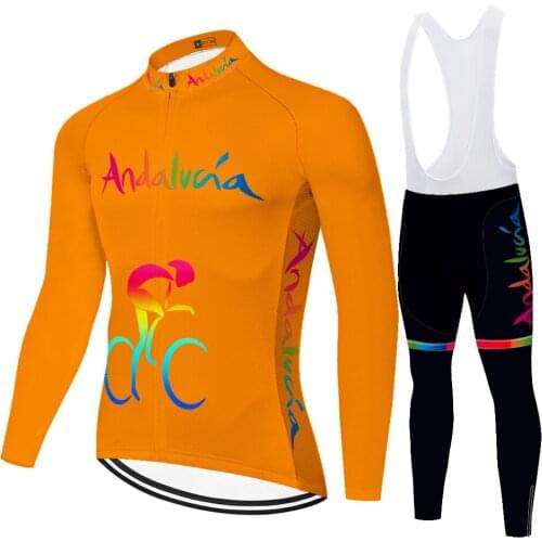 Andalucia Summer Spirng Maglia Uomo Equipamento Equipo Verano Jersey Uniformes Ciclistas Maillot Ciclismo Ropa Ciclismo Hombre