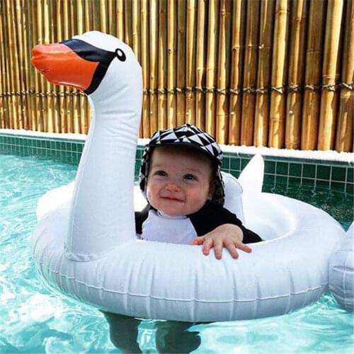 2019 Summer Must-have Outdoor Swimming Pool baby Seat Float Inflatable Flamingo Swan Pool Float Water Fun Pool Toys For Children
