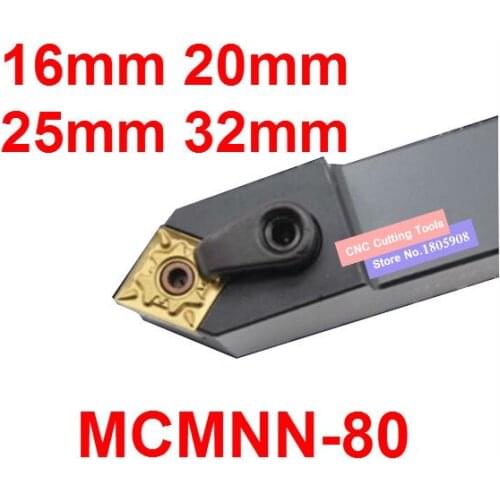 MCMNN1616H12 MCMNN2020K12 MCMNN2525M12 MCMNN3232P12 MCMNN2525M16 MCMNN3232P16 MCMNN3232P19 -80 CNC External Lathe Tools