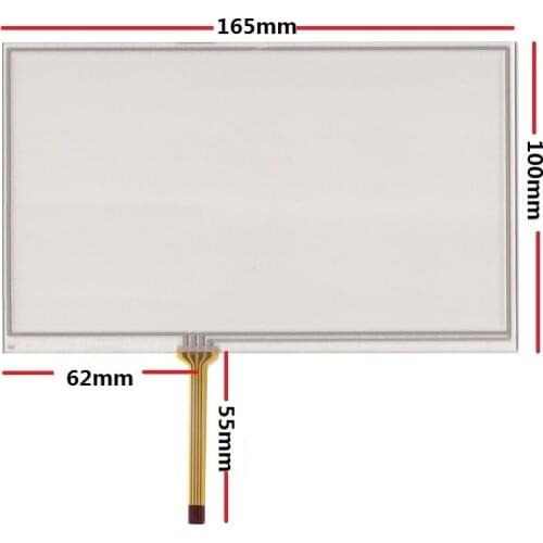 New 7-inch touch screen LCD car DVD GPS navigator HSD070IDW1 D00 E11 handwriting external screen 165*100MM