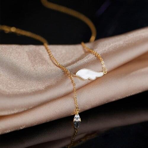 JUWANG Tennis Sweater Clavicle Chain Necklace Jewelry For Women Korean Pendant Chokers Necklaces Party Decoration Collares