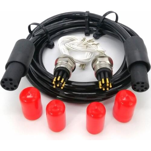 Subconn pluggable wet wire robot connector watertight plug ip69k marine double male and female cable underwater subsea connector