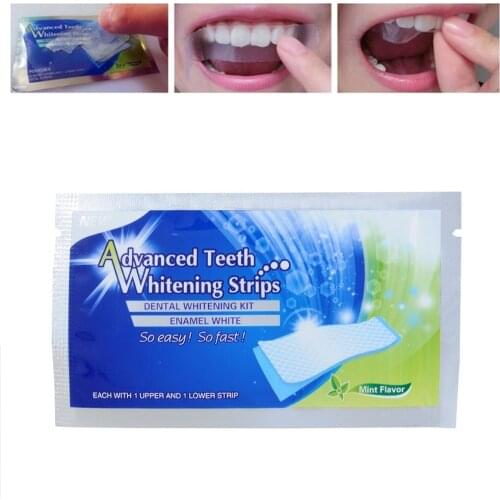 30/20/10Pcs Professional Dental Teeth Whitening Strip Oral Hygiene Care Double Elastic Tooth Whitening Strips Bleaching Tools
