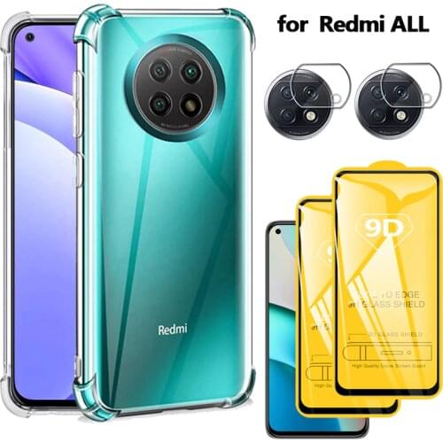 Vetro, note 9 pro Redmi Note 9T 8 t pro Shockproof TPU Cover for xiaomi-redmi Note 9 T note8 Glass Silicone Case 9s note9pro