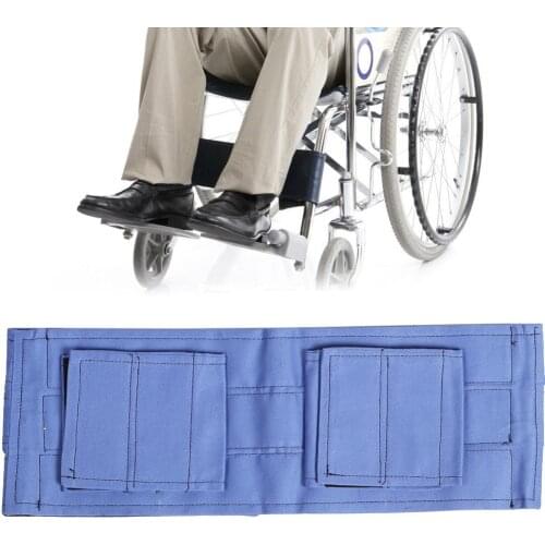 2Type Medical Fixation Strap Wheelchair Footrest Leg Belt Seat Strap Safety Adjustable Waist Belt for Patient Elderly Health Car
