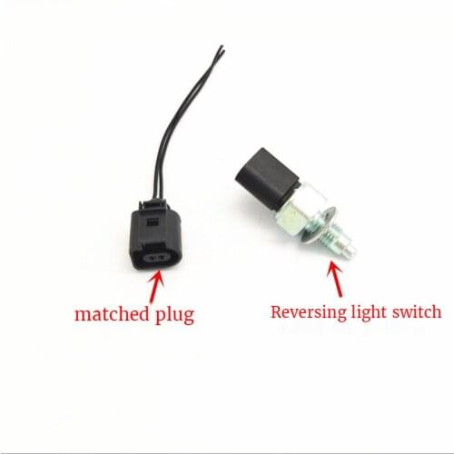 Reverse Lamp Switch Reverse Sensor Plug Harness adapter for Volkswagen New Jetta Santana Touran Polo