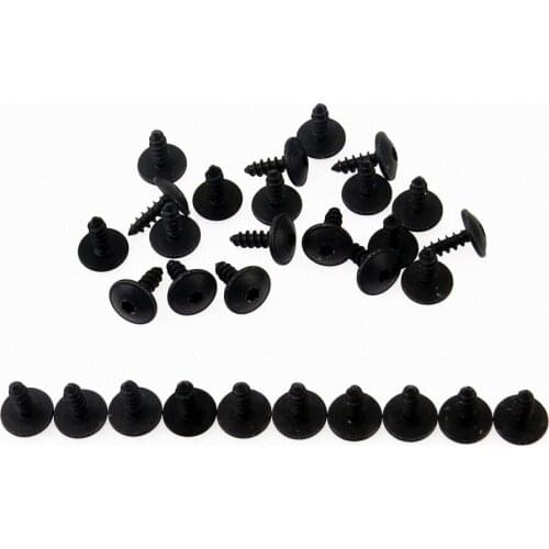 SCJYRXS 30x N90974701 Car Fender Splash Shield Door Clip Torx Screw Nuts 5x16mm For UP Eos Golf Plus Passat Tiguan Beetle