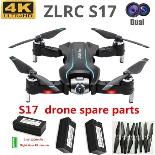 S17 4K/1080P Drone Original Spare Parts Battery 7.4V 1200 mAh Drone Storage Bag For S17 Dron RC Quadcopter Helicopter
