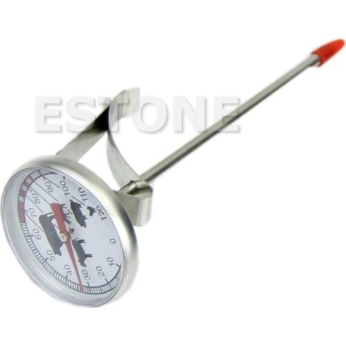 Temperature Gauge 0-120 Degree Stainless Steel Instant Read Probe Thermometer BBQ Food Cooking Meat Gauge