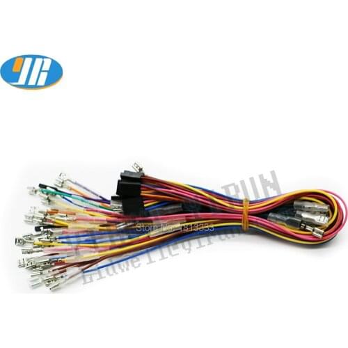 1 set Wiring harness DuPont head with 4.8mm terminal connector for Arcade controller arcade joystick push button PC PS3