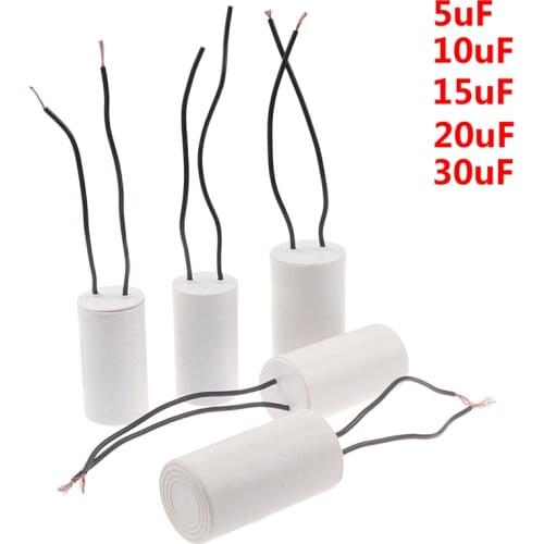 1Pcs 450V CBB60 Polypropylene Film Capacitor AC Motor For Fridge Washing Machine