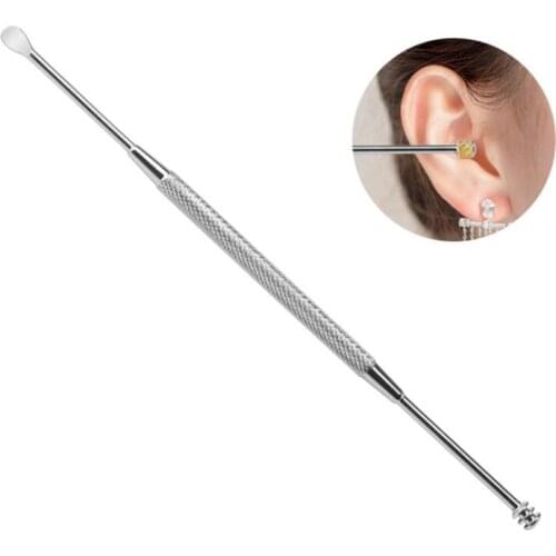 1PC Ear Cleaner Portable Ear Wax Pick Double Headed Earwax Removal Tool Ears Dig Scoop Clean Health Care Ear Care Tool