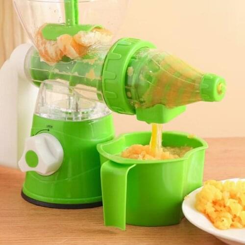 1PC Hand manual juicer Auger Slow squeezer Fruit Wheat Grass Vegetables orange juice extractor machine Manual Juicer