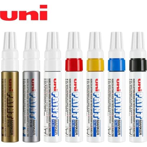 1 Piece Japan Uni Paint Marker PX-30 With 7 Color Available 4mm-8.5mm Extra Large Pen Oily Marker
