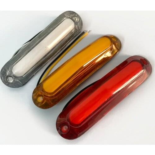 2pcs 6 LED Light Car Trailer LED Side Marker Light Trailer Light