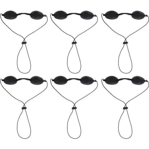 6PCS Durable Soft Silicone Comfortable Eye Protection For Light Therapy IPL UV Eye Cover Tools Glasses