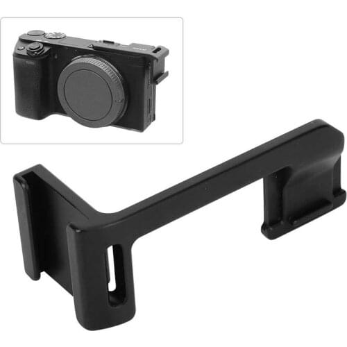 Aluminium Cold and Hot Shoe Mount Plate Bracket Extend Holder for Microphone LED Light for Sony A6000/A6300/A6400/A6500 Camera