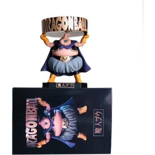 12cm Dragon Ball Anime Figures RP Majin Buu Ashtray Dragon Ball GK Figure Decoration Gift Action Figures Toys For Children