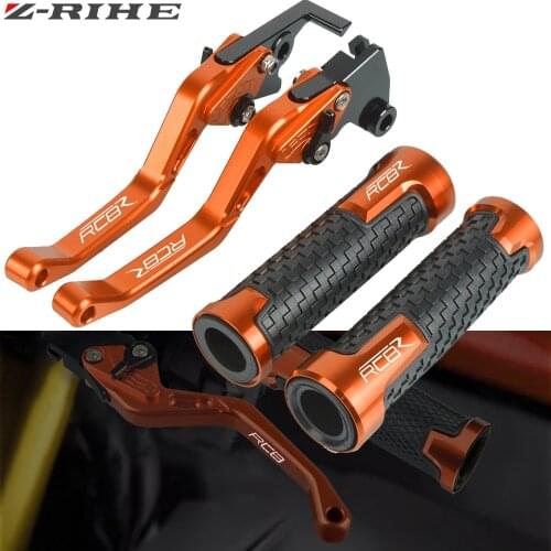 For RC8 RC8R RC 8R 8 R 2009 -2013 2014 2015 2016 CNC Motorcycle Accessories Brake Clutch Levers Handlebar Hand Grips ends
