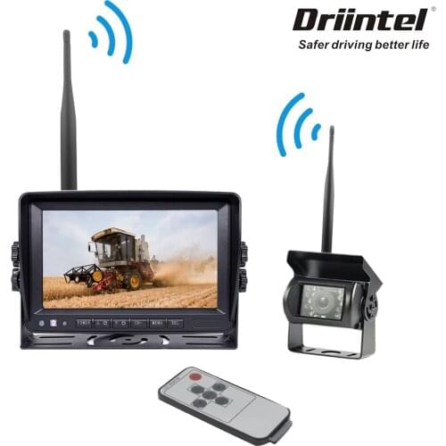 Driintel 24 V wireless connection / front and rear reversing image / with recording function / HD night vision / digital signal
