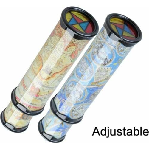Stretchable Kaleidoscopes Colorful Imaginative Plastic Educational Rotating Classic Toys for Kids Imaginative Cartoon Gifts