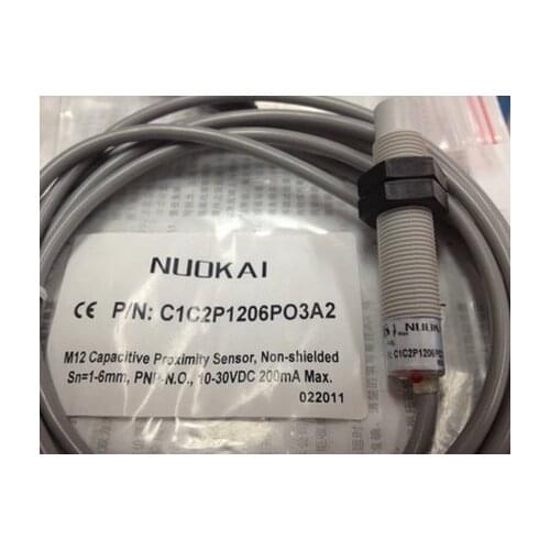 FREE SHIPPING M12 C1C2P1206PO3A2 Capacitive proximity switch sensor