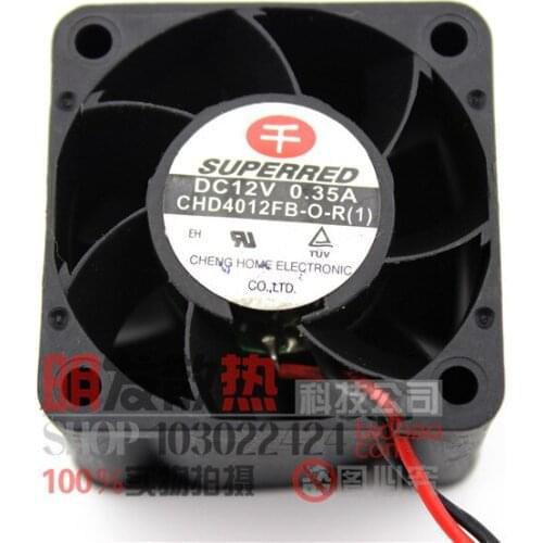 "CHD4012FB-O-R (1) (E) 4028 12V 0.35A Two-wire cooling fan