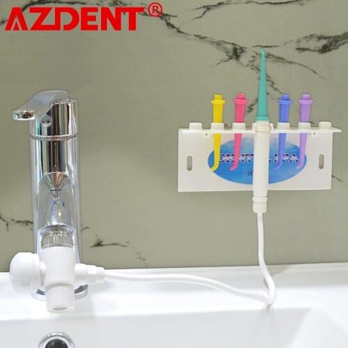 AZDENT Faucet Oral Irrigator Water Dental Flosser Water Jet Tooth Brush Dental SPA Teeth Whitening Cleaning Oral Hygiene Care