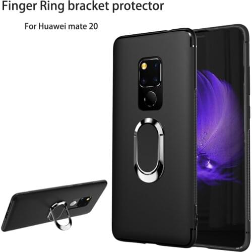 Matte Tpu Case For Mate20 Finger Ring Bracket Case For Huawei Mate20X Mate20pro Silicon Soft Protective Case For Mate20lite