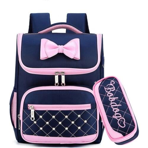 Cute Bow Princess backpack School Backpacks for Girls Kids Satchel School Bags For Kindergarten Mochila Escolar Rucksacks