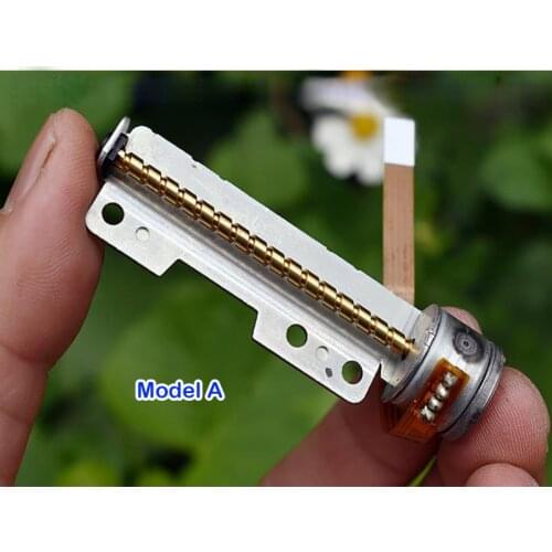50mm 56mm Stroke Micro Mini Electric Screw Slide 5MM Stepper Motor 2-phase 4-wire DC6V with Long Stem