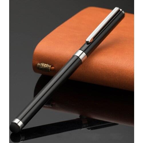 2 in 1 Multifunction Touch Screen Stylus Pens for iPhone iPad Huawei Xiaomi Samsung Smartphones Tablets Black