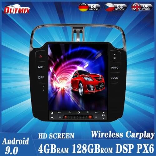 Tesla Style Android Multimedia Player Car Radio GPS Navigation for VW Volkswagen POLO 2011-2016 Headunit Wireless Carplay PX6 HD