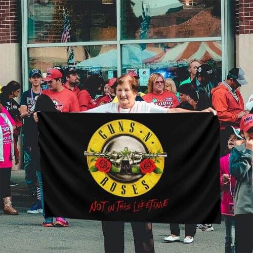 Official Guns N Roses Not In This Lifetime Tour Paradise City Civil War Flag