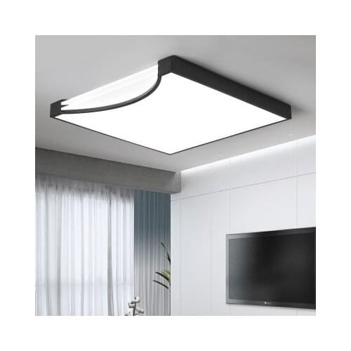 Simple modern bedroom lamp square led ceiling lamp ultra-thin restaurant room study creative lamp