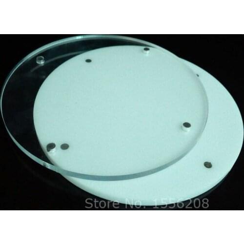 Clear Heart Shaped Acrylic Magnet Frame Block 4x6 Wedding Favor Gift Home Decor