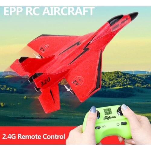 RC Plane RC Airplane with Light Model Aircrafts EPP Foam Fighter Rechargeable Gliding Airplane