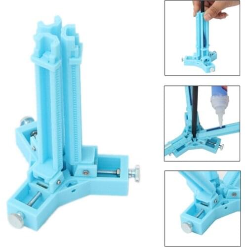 Adjustable Fletching Plastic Feather Arrow Shaft Hunting Accessories Jig Tool DIY Fun Arrow Rubber Feather Model For Beginners