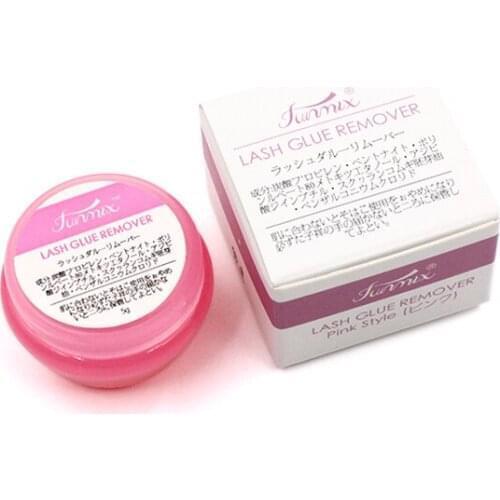 FUNMIX Import 5g Pink Eyelash Extension Glue Remover Cream Proffesional For Lashes Remover Makeup Tools
