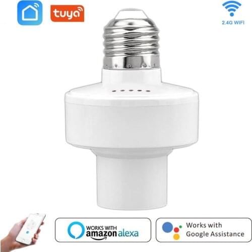 Tuya WiFi Smart Light Bulb E27 E26 LED Lamp Work With Smart Life APP, Voice Control For Google Home, Alexa