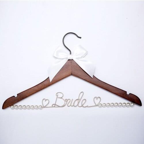 Wedding Dress Hanger Bride Hanger Wire hanger Bridal Gift Wedding Hanger