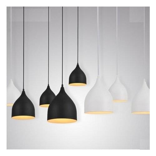 Nordic Loft Style Iron Droplight Modern LED Pendant Light Fixtures For Living Dining Room Hanging Lamp Indoor Lighting Lampara